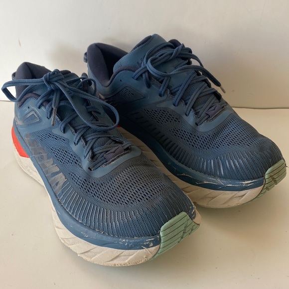 Hoka One One Bondi 7 Wide EE Real Teal, Outer Space Sz 10 - Picture 1 of 16